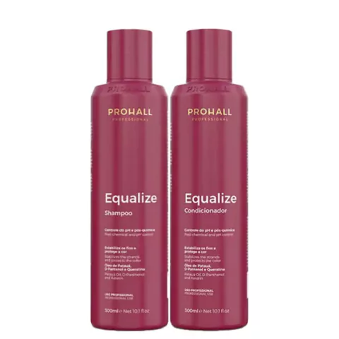 Kit shampoo e consicionador Equalize Prohall 300ml - comprar online