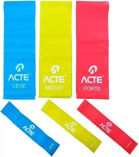 Kit Bands Faixas Elásticas e Mini Bands - Acte