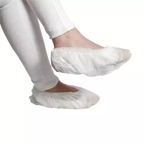 Propé em Tnt Descatável Branco c/100Uni