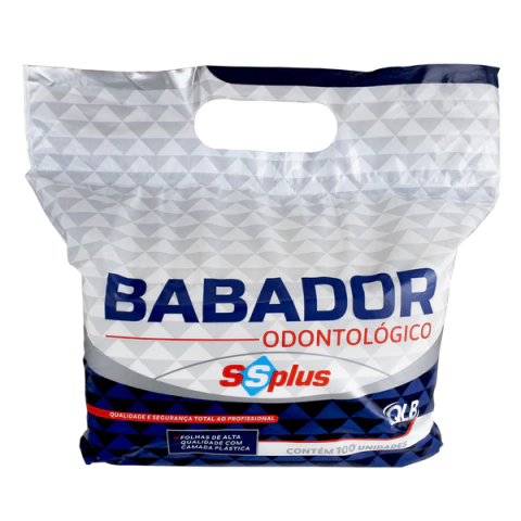 Babador Odontológico Descartável SSPlus C/100Un