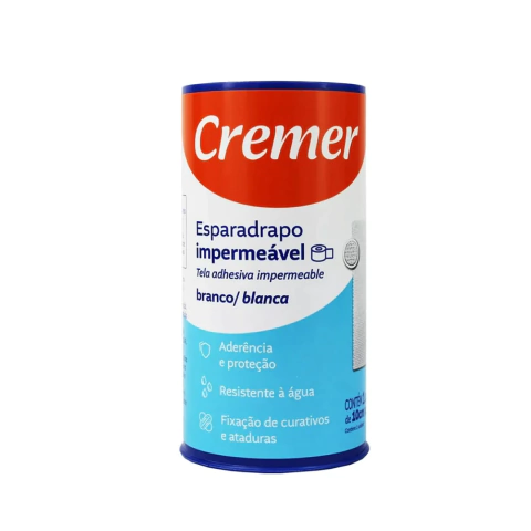 Esparadrapo Impermeável Branco - Cremer