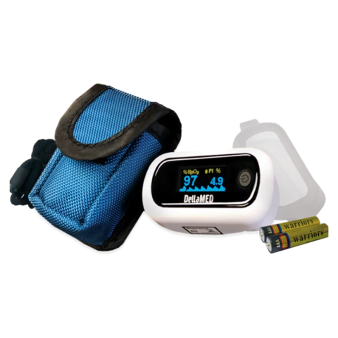 Oxímetro com Alarme de Emergência OLED - Dellamed