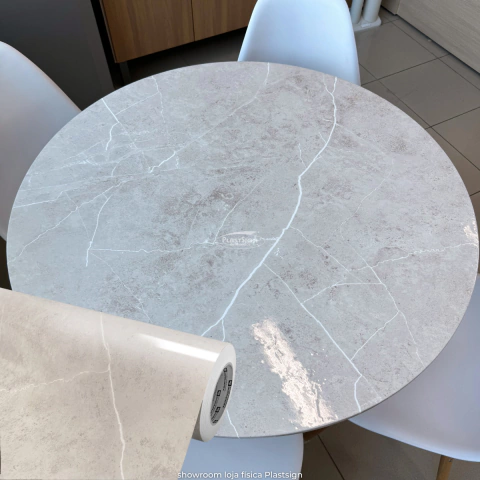 Adesivo Mármore Crema Armani Brilho 1,22m – Vinil Adesivo Decorativo - comprar online