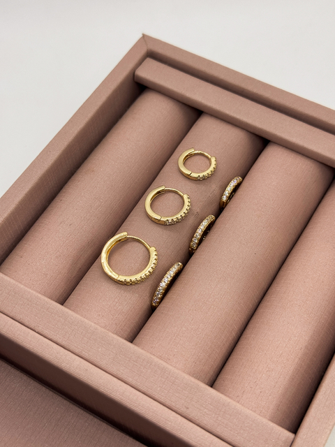 TRIO ARGOLAS CRAVEJADAS - comprar online