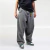 Calça baggy jeans cinza