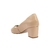 Peep Toe Feminino de Couro com Salto Grosso - loja online