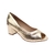 Peep Toe Feminino de Couro com Salto Grosso - loja online