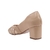 Peep Toe Feminino de Couro com Salto Grosso na internet