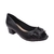 Peep Toe Feminino de Couro com Salto Baixo - loja online