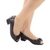 Peep Toe Feminino de Couro com Salto Baixo - comprar online