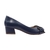 Peep Toe Feminino de Couro com Salto Baixo - loja online