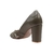 Peep Toe Feminino de Couro com Salto Grosso - loja online