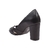 Peep Toe Feminino de Couro com Salto Grosso - comprar online