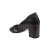 Peep Toe Feminino de Couro com Salto Grosso - loja online