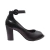Peep Toe Feminino de Couro com Salto Grosso - loja online