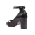 Imagem do Peep Toe Feminino de Couro com Salto Grosso