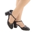 Sapato Boneca Feminino de Couro Salto Grosso - comprar online