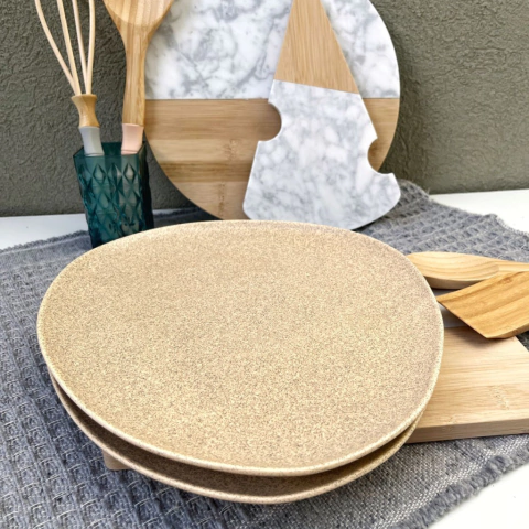 Plato de Cerámica Irregular XXL - Diseño Único y Funcional - comprar online