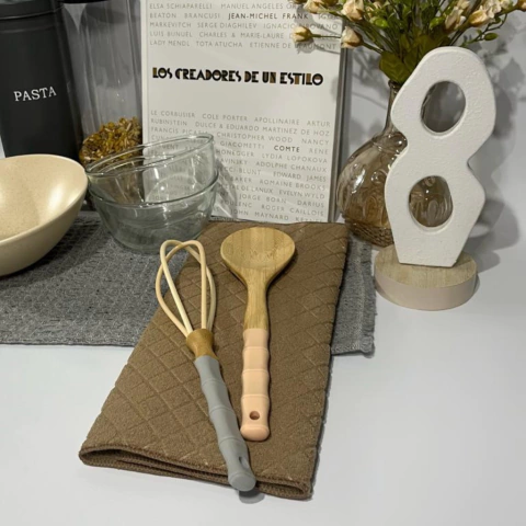 Repasador Secaplatos Marrón Claro - comprar online