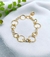 Pulseira elos redondos dourada - comprar online