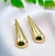 Brinco gota dourado