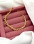 Pulseira banhada a ouro inspiração joalheria - comprar online