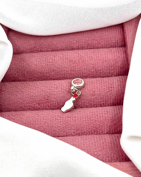 Berloque eu te amo coreano