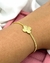 Pulseira trevo dourada - comprar online