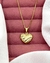 Colar coração dourado - comprar online
