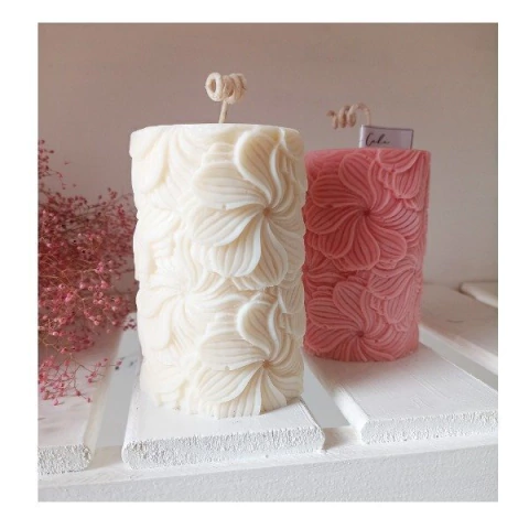 Vela Flores talladas - comprar online