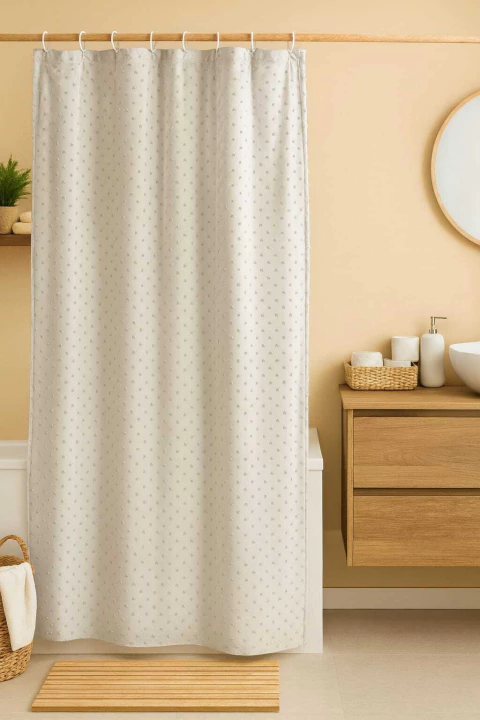 Cortina de baño de Jacquard - comprar online