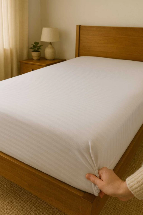 Sabana Ajustable Algodón Percal para 2 plaza 1/2 - comprar online