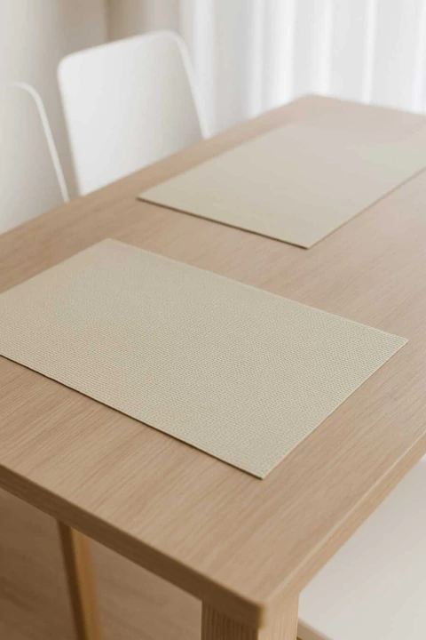 Set x 4 individuales eco cuero - comprar online