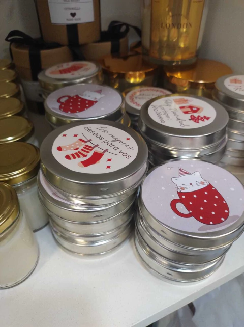 Vela Navideña en Lata 100 ml - comprar online