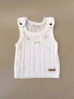Chaleco Rococo blanco