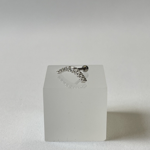 Piercing Arco Zircônias Meio - comprar online