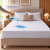 Protector De Colchon Impermeable Matelasse Elastizado - Blanco en internet