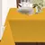 Mantel De Ecocuero Liso Rectangular - Amarillo