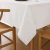 Mantel De Lino Impermeable Rectangular - Blanco en internet