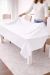 Mantel De Ecocuero Liso Rectangular - Blanco - Urban Dreams