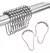 Gancho Cortina De Baño Roller Acero Inoxidable X 12 Unidades en internet