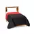 Cubrecama Bitono Liso Reversible - Rojo/Negro