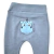 Imagem do Body Manga Longa Estampado Castelo Azul Claro + Calça Lisa Sem Pé Dragão Azul