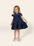 Vestido Corações Azul Marinho Milon