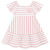 Vestido Listrado Rosa Milon - comprar online