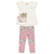 Conjunto Camiseta Manga Curta + Calça Legging Flores Milon - comprar online