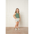 Conjunto Menina Cropped + Shorts Floral Milon