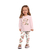Conjunto Infantil Camiseta Manga Longa E Calça Floral Milon