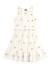 Vestido Verão Infantil Menina Poá Creme Brandili_Mundi