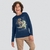 Camiseta Infantil Manga Longa Dinossauro Menino Brandili